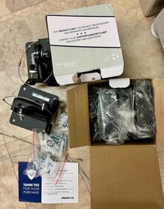 3 Stereo Speaker Metal Wall Mounts by Mount-it Mi-SB03