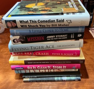 Large Lot Books Comedy, Flying Ace Tiger, The Real Crash, Fly Girls, Jimmy Stewart