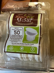 8 Packages Perfect Pod EZ- Cup Coffee Disposible Filters