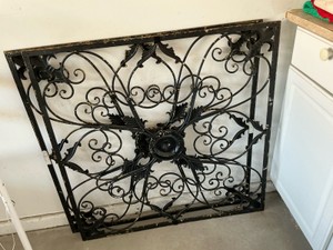 Wrought iron wall hangings