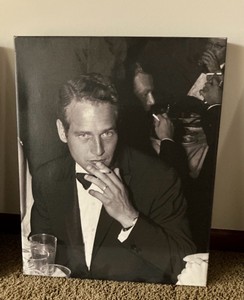 Canvas print of actor Paul Newman by William Lovelace