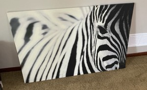 Ikea Pjatteryd canvas print, Zebra