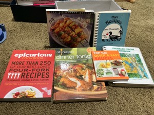 Various cookbooks