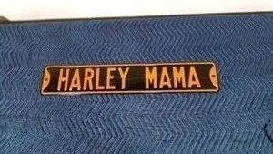 Harley Mama metal sign