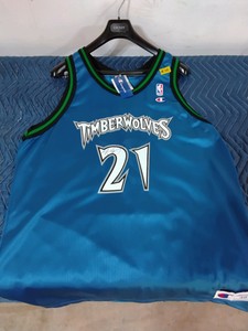 Signed #21 Champion brand Timberwolves jersey size xl