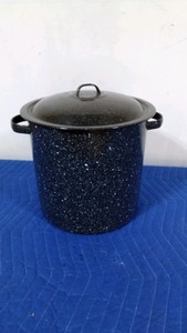 large enamel kettle