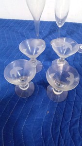 2 set of 4 and 2 other goblets