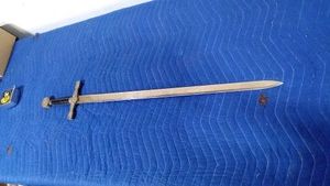 Replica of King Arthurs Excaliber sword commonly produced by Marto in Toledo, Spain
