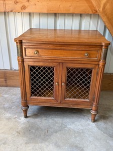 Vintage Kindel Belvedere Mid Century Cherry Regency Style Nightstand