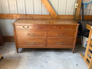 vintage Kindel 7 drawer dresser