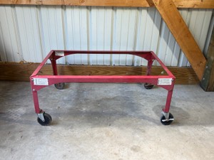4 wheel metal framed cart