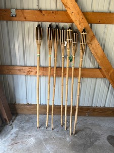 bamboo 5ft backyard torches
