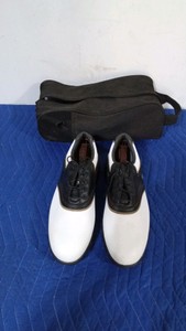 Contour golf shoes by Foot Joy and shoe bag