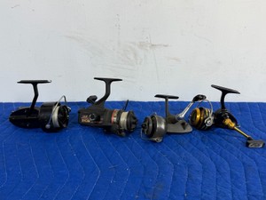 Lot of 4 Vintage Collectible fishing reels - see description for more info