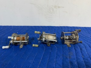 Lot of 3 Vintage Collectible Fishing Reels - see description for more info