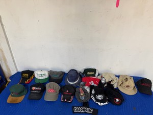 Lot of Hats, Bandannas and More - Harley Davidson, Sturgis 2004, Budweiser and More