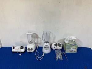 Mixer, knife sharpener, blender and 12 cup glass replacement coffee pot