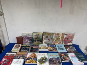 Lot of Books and Magazines - Rolling Stones - Guns & Ammo - Harley Davidson - The Art of the old west - Vintage needlework and crafts - Brainerd bound and more