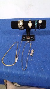lot of jewelery including Hickok USA chain