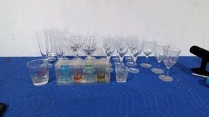 wine and shot glasses and more