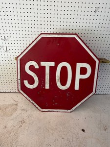 Metal Stop Sign