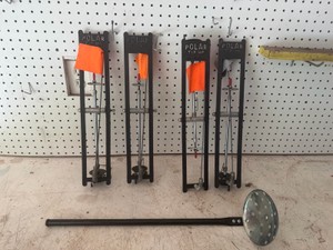 4 - Ice Fishing Polar Tip Ups and One Ice Scope