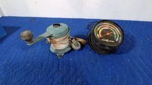 ColorCLector and a vintage hand operated winch or fishing gurdy - see details