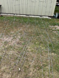 21 - Galvanized Steel Tomato Cages