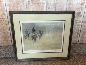 Framed and Signed Print by Edward A. Morris - Going Home