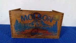 Wooden Molson crate