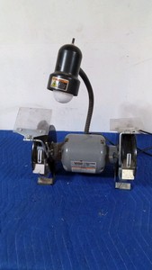 8 Bench grinder with light - Works
