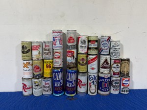 Lot of Collectible Beer Cans - Schmidt - Hamms - Foster Lager - Piels - Buckhorn and more