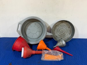 Oil Pans and Funnels