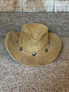 The Outback Buffalo Nickel Hat - Genuine Leather - X-Large