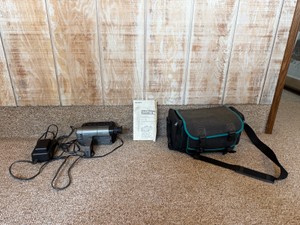 Sony Video Camera Recorder with Battery Charger and Case