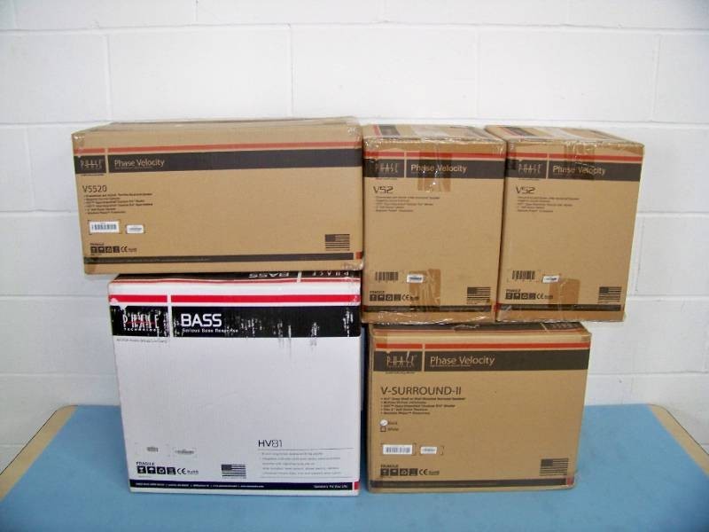 Phase Technologies Home Surround Speaker Package - ALL ARE NEW IN BOX