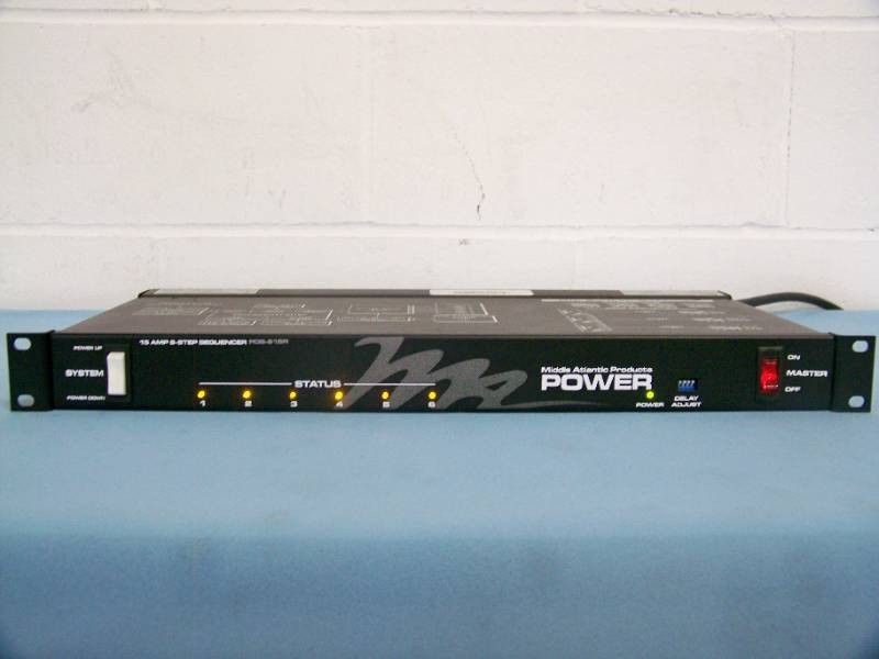 Middle Atlantic PDS-615R 6-Outlet 6-Step Rackmount Sequencer