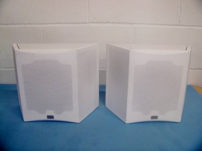 (2) Phase Technologies V-Surround-II 2-Way Switchable BipoleDipole Surround Speakers - White - NEW IN BOX