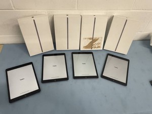 Lot of Four (4) Apple iPad 7th Generation Wi-Fi 10.2 Retina Display Touchscreen Computer Tablets - REMOTE MANAGEMENT