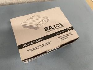 SoundTube Sound Tube Ultra-Compact 20-Watt per Channel 2-Channel Pro Audio Mini Amplifier - Model SA202