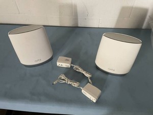 Orbi (Netgear) RBR750 Tri-Band Wi-Fi 6 Wireless Mesh Network System - Main Router & Expansion Satellite