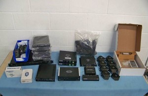 LARGE Lot of Crestron Items - Amplifier, Controllers, Transmitters, Mic Pods and more