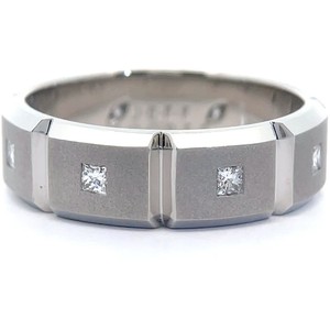 Jeff Copper ETERNAL COLLECTION 0.45 Carat Natural Diamond Mens Ring in Platinum $8,000 New VIDEO