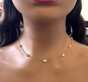 New! 4.33 Carat Natural Diamond “By-the-Yard” Style 17" Necklace in 14K Yellow Gold; $8,800 Retail
