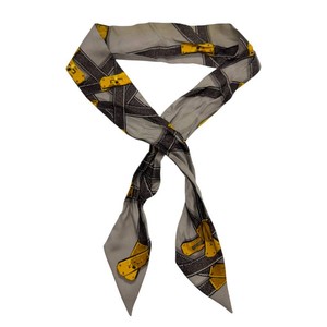 Herms Twilly Silk Scarf in Brides de Gala Belt Motif