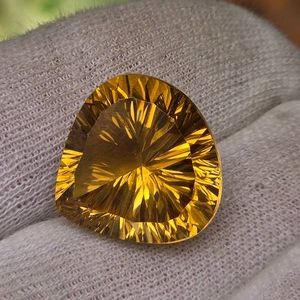 19.17 Carats Natural Fancy Cut Citrine Retail $959