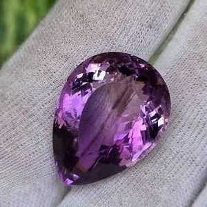 44.83 Carats Natural Amethyst (Pear Cut) Retail $2,242