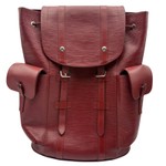 Louis Vuitton Red Epi Leather Montsouris Backpack; Pre-Owned Retail $2,800