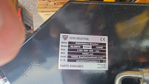 Unused - 2026 - VORX - Attachment Rotary Tiller - NL300TC