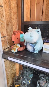 Set of 2 Weighted Stuffed Animals